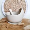 Rammelaartje Bol Silicone Ventouse Cuill Re Beige - Rammeltaartje Assiettes, Bols