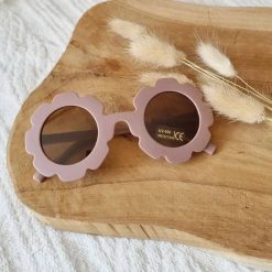 Rammelaartje Lunettes De Soleil Fleur Vieux Rose - Rammelaartje Lunettes De Soleil