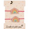 Luciole et Petit Pois Lastiques Mini Arc-En-Ciel - Luciole Et Petit Pois Accessoires Cheveux