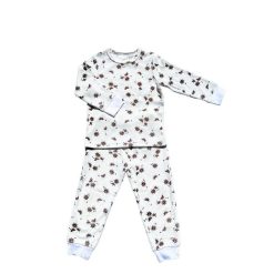 Bonjour Little Pyjama Deux Pi Ces Velours Star Anise - Bonjour Little Pyjamas- Bodys