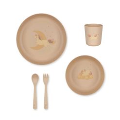 Konges Slojd Set Repas Licornes - Konges Slojd Assiettes, Bols