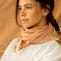 Apaches Collections Foulard Latika Mosa C Terracotta - Apaches Foulards