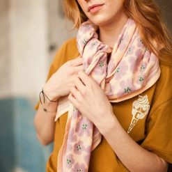 Apaches Collections Foulard Latika Flora Bold Lavande - Apaches Collections Foulards