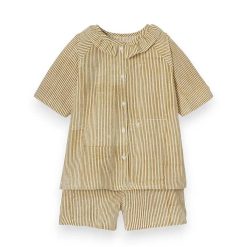 Apaches Collections Pyjama Muna Rayures Bronze - Apaches Collections Pyjamas- Bodys