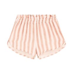 Studio Bohème Short Georgette Rayures Roses Bloomers - Shorts