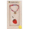 Luciole et Petit Pois Coffret Barrette Fraise & Bracelet Toile - Luciole Et Petit Pois Bijoux Enfants