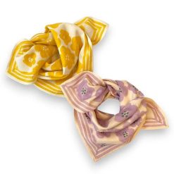 Apaches Collections Foulard Manika Flora Bold Citron - Apaches Collections Foulards