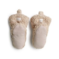 Mushie Chaussons B B Sherpa Beige - Mushie Id Es Cadeaux De Naissance