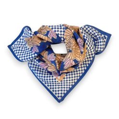 Apaches Collections Foulard Manika Bloom Bleu Klein - Apaches Collections Foulards