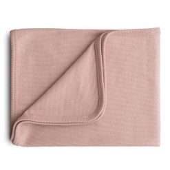 Mushie Couverture Rose C Tel E - Mushie Couvertures