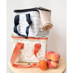 Petit Toi Lunch Bag Rayures Bleu - Petit Toi Bo Tes Go Ter, Lunch Box,