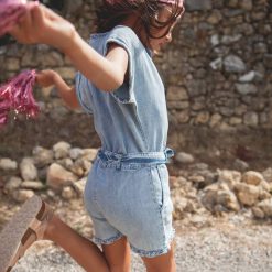 Marlot Paris Combinaison Marthe Denim - Marlot Paris Bloomers - Shorts