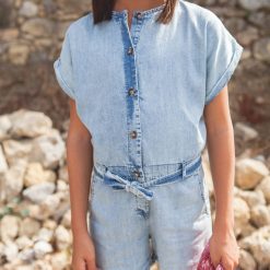 Marlot Paris Combinaison Marthe Denim - Marlot Paris Bloomers - Shorts