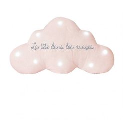 Oh la la Paris Veilleuse Nuage Musicale Paillettes Rose Cadeaux De Naissance Personnalis S