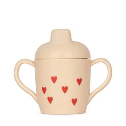 Konges Slojd Tasses Apprentissage Coeur Rouge - Konges Sl Jd Id Es Cadeaux De Naissance