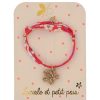 Luciole et Petit Pois Bracelet Liberty Mitsi Fuschia Fleur De Sakura - Luciole Et Petit Pois Bijoux Enfants