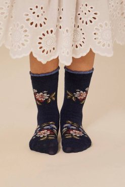 Konges Slojd Chaussettes Fleurs - Konges Slojd Collants, Chaussettes