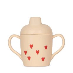 Konges Slojd Tasses Apprentissage Coeur Rouge - Konges Sl Jd Tasses D'Apprentissage, Gobelets, Verres