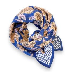 Apaches Collections Foulard Latika Bloom Bleu Klein - Apaches Collections Foulards