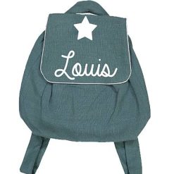 Oh la la Paris Sac Dos Personnalisable Bleu Canard Cadeaux De Naissance Personnalis S