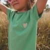 Marlot Paris Tee Shirt Mini Amore Vert Aqua - Merlot Paris Tee-Shirts, Sweats & Blouses