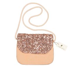 Luciole et Petit Pois Sac Velours Sequins Roses - Luciole Et Petit Pois Cartables, Sacs Dos, Bananes