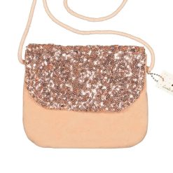 Luciole et Petit Pois Sac Velours Sequins Roses - Luciole Et Petit Pois Cartables, Sacs Dos, Bananes