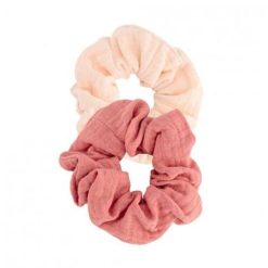 Bachca Chouchous Rose Gaze De Coton - Bachca Accessoires Cheveux