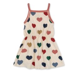 Konges Slojd Robe Bretelles Coeur Color - Konges Slojd Jupes & Robes