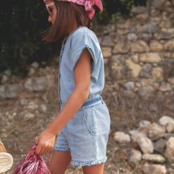 Marlot Paris Combinaison Marthe Denim - Marlot Paris Bloomers - Shorts