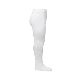 Konges Slojd Collants Blanc Pointelle - Konges Slojd Collants, Chaussettes