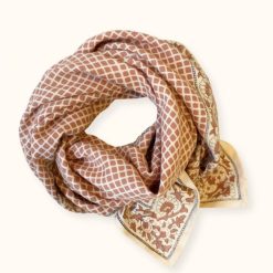 Apaches Collections Foulard Latika Mosa C Terracotta - Apaches Foulards