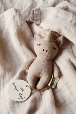 Konges Slojd Doudou Hochet Licorne - Konges Slojd Id Es Cadeaux De Naissance