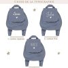 Oh la la Paris Sac Dos Personnalisable Bleu Gris Pour Les 36 Mois Et +