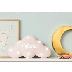 Oh la la Paris Veilleuse Nuage Rose Paillettes Cadeaux De Naissance Personnalis S