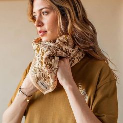 Apaches Collections Foulard Latika Soleil Macadamia - Apaches Collections Foulards