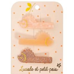 Luciole et Petit Pois Trio De Barrettes Nacre H Rissons - Luciole Et Petit Pois Accessoires Cheveux