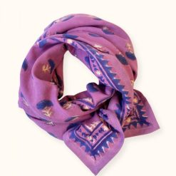 Apaches Collections Foulard Latika Florets Fuchsia - Apaches Foulards