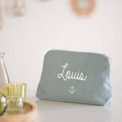 Oh la la Paris Trousse De Toilette Personnalisable Menthe - Oh Lala Paris Cadeaux De Naissance Personnalis S