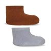 Konges Slojd Chaussettes Antid Rapantes Marron Et Bleues - Konges Slojd Collants, Chaussettes