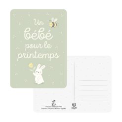 Zü Carte Un B B Pour Le Printemps Z Id Es Cadeaux De Naissance