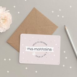 Zü Carte Annonce Marraine Z Id Es Cadeaux De Naissance