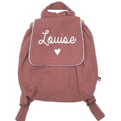 Oh la la Paris Sac Personnalisable Double Gaze Vieux Rose - Oh La La Paris Cartables, Sacs Dos, Bananes