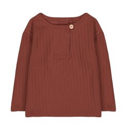 Studio Bohème Tee Shirt Orso Brandy Brown Tee-Shirts, Sweats & Blouses