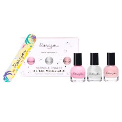 Rosajou Coffret 3 Vernis Flamingo X Perle X Ballerine - Rosajou Cosm Tiques Enfant