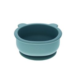 Petit Toi Bol Ours Silicone Bleu - Petit Toi Assiettes, Bols