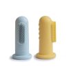 Mushie Brosse Dents Doigts Powder Blue/Daffodil - Mushie Cosm Tiques Enfant